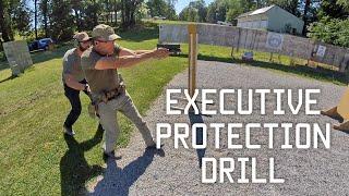 Executive Protection Drill | Personal Security Detail Training | Tactical Rifleman