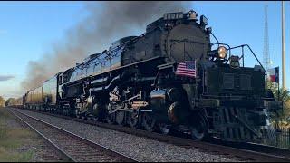 2024-09-17 Railfan Mineola TX-Union Pacific Big Boy Steam Locomotive