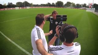 Der Fussballclub Ingolstadt vor dem Heimspiel vs. Aalen