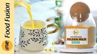 Homemade Golden Milk Premix Recipe by Food Fusion