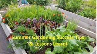 Summer Gardening Success Tips  Part 1