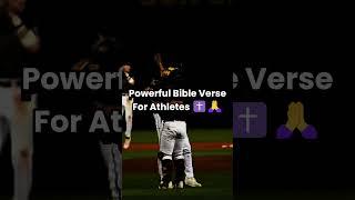 Powerful Bible Verse! #baseball #athlete #bible #bibleverse #christian #god #jesus #godisgood