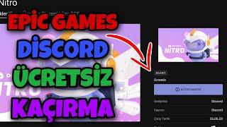 Epic Games 1 Aylık Discord Nitro Hediyesi Nasıl Alınır