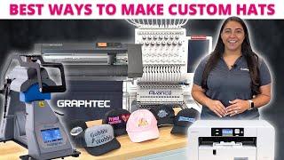 Best Ways to Make Custom Hats | Embroidery, Vinyl & Heat Transfers