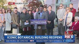 Iconic Botanical Building reopens at Balboa Park