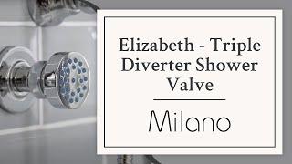 The Elizabeth Triple Diverter Shower Valve | Milano