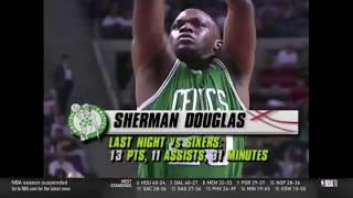 Sherman Douglas 22 Points 9 Ast @ Pistons, 1994-95.