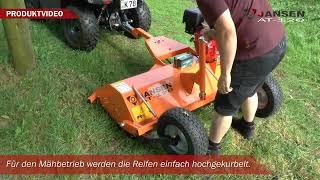 Jansen Schlegelmulcher AT-120, 15 PS Motor, Quad-ATV (VERKAUFT)