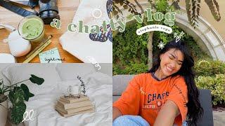 a chatty vlog 🫧 getting back into a routine, studying +grad school, & poshmark clothing sell!