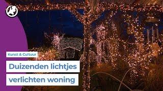 Jan gaat helemaal los met 7000 kerstlampjes