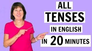 All English tenses in 20 minutes | Present, Past, Future | Simple, Continuous, Perfect