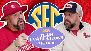 SEC Roll Call - Week 5 - Team Evaluations...So Far (2024)