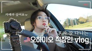  미국 직장인, 혼자 점심먹고 쇼핑하고 일하고 공부하는 일상 ㅣ 새카메라, 땡스기빙데이 ㅣ Sony ZV-1 vs. ZV-1F ㅣ 국제커플 vlog