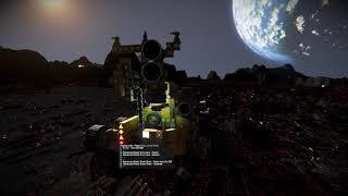 Mobile Hinge Drill System Demonstration - Space Engineers