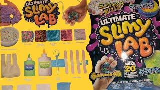 SLIMYGLOOP ULTIMATE SLIME LAB - SQUOOSH-O’S AND FIZZYGLOOP SLIME REVIEW