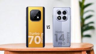 Realme Narzo 70 Turbo  vs  Redmi Note 14 PRO Full Comparison