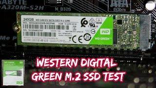 Western Digital Green M.2 SATA SSD (WDS240G2G0B): Test