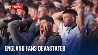 Euro 2024: England fans devastated after Spain win final