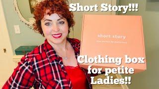 Short Story! A clothing box for petite women! Unboxing and try on