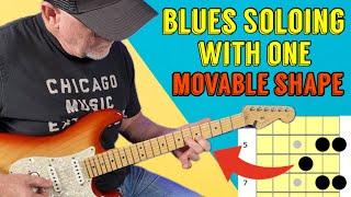 SOLOING OVER THE BLUES CHORD CHANGES  (WITH ONE SHAPE)