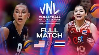  USA vs.  Thailand - 2024 VNL | Full Match (Women)