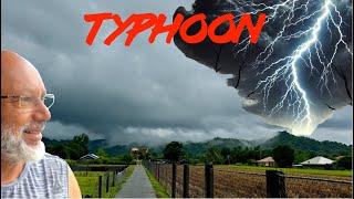 ধান খেতে ফিলিপিনের টাইফুন || Typhoon Experience in Lintic, Philippines. Philippines vlog #12