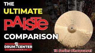 The ULTIMATE Paiste Cymbal Showcase - 13 Series Compared!