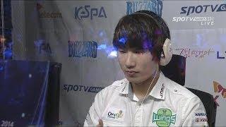 [프로리그2014] 신대근(MVP) vs 김유진(진에어) 1세트 만발의정원 -EsportsTV, 프로리그2014