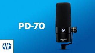 PreSonus—The PD-70 Broadcast Microphone