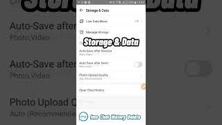 How to delete imo chat history