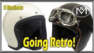 OPEN FACE CRASH HELMET REVIEWS -  BILTWELL -  LS2 - VIPER - DAYTONA - BELL