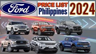 Ford Price List in Philippines 2024