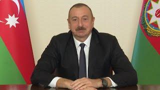 Президент Ильхам Алиев обратился к народу @presidentaz