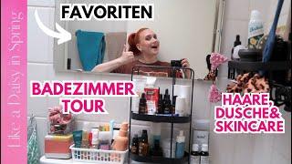 MEIN BADEZIMMER - Ich zeige euch alles! | Pflege, Haare, Dusche | LikeADaisyInSpring