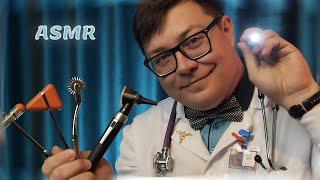 ASMR Doctor - Neurologist, ophthalmologist, ENT, therapist - Quick examination