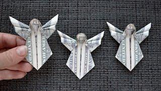 My MONEY CHRISTMAS ANGEL | Decoration for your Xmas Tree | Dollar Origami | Tutorial DIY by NProkuda