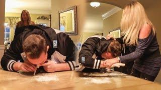 COCAINE PRANK ON MY MOM!