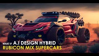 AI Design Supercar Hybrid Rubicon Modification