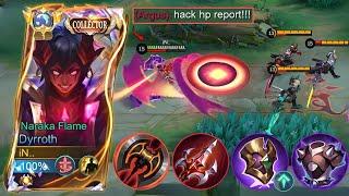 DYRROTH NEW RED LIFESTEAL PURPLE BROKEN BUILD THAT CAN DESTROY AND TANK EVERYONE!...