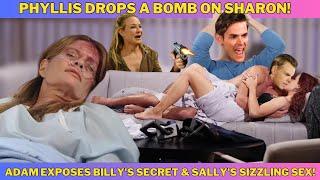 OMG" Y&R Secret SEX: Adam Exposes Billy & Sally's STEAMY SEX! Phyllis's Shocking Accusation!