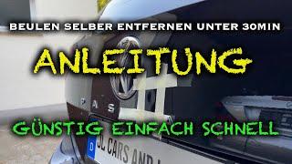 Dellen am Auto selbst entfernen - schnell und kostengünstig [4K]