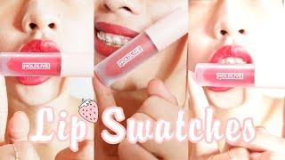 Lip Swatches HoldLive Light Matte Lip Glaze Suit | Angelica Delar | Philippines