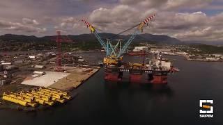 Saipem 7000 - Hywind Scotland Mating Operations | Saipem