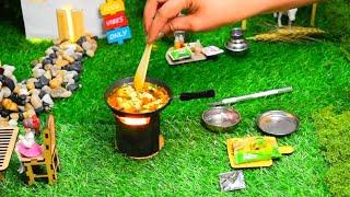 Real Maggie Recipe in Tiny Kitchen | Satisfying ASMR 