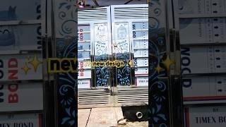 Steel gate laser cutting design for home  #shorts #home  #youtubeshorts #design #doors