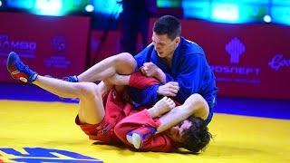 GAPRINDASHVILI Khvicha vs ISHINTAEV Vadim. Juniors male 64 kg. European SAMBO Championships 2023