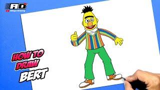 How to draw Bert from Sesame Street