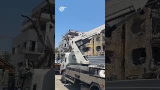 Extent of destruction caused by Iranian missiles that targeted Tel Aviv