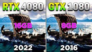 RTX 4080 16GB vs GTX 1080 8GB | 6 Years Difference GPUs | PC Gameplay Benchmark Tested