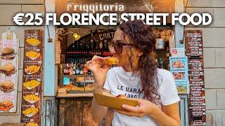 Top 5 Best Street Foods in Florence, Italy!  (€25 DIY Florence Food Tour)